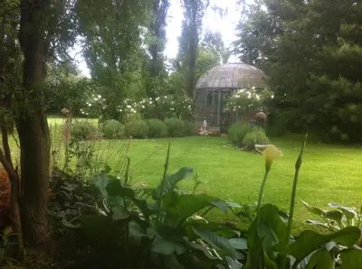 Jardin de l'établissement Gîte du Manoir