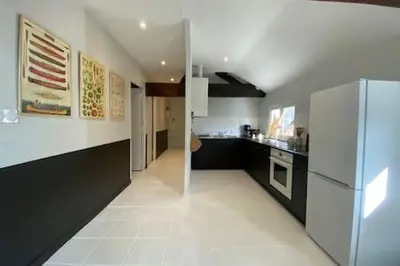 Cuisine ou kitchenette dans l'établissement L'euphoria - Cœur historique Saumur - Château