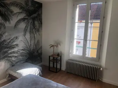 Un ou plusieurs lits dans un hébergement de l'établissement chambre 24h du mans