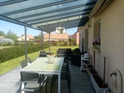 Balcon ou terrasse dans l'établissement Le Perray