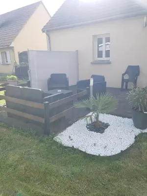 Jardin de l'établissement Chambre dans logement privé