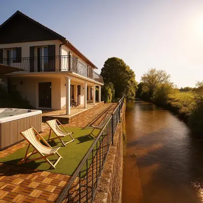Vue sur la rivière ou le fleuve situé(e) à proximité de la villa