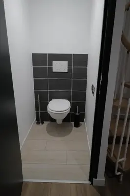 Salle de bains dans l'établissement Balcon sur Loire