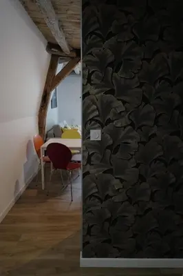 Coin salon dans l'établissement Balcon sur Loire