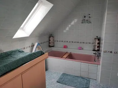 Salle de bains dans l'établissement Chambre à louer proche circuit