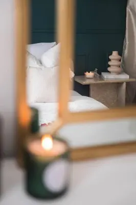Un ou plusieurs lits dans un hébergement de l'établissement Relax et Cocooning - Maison de ville Tours - Proche gare