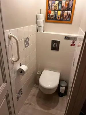 Salle de bains dans l'établissement Maison classée 3 étoiles à Vouvray Loire Valley