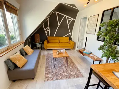 Coin salon dans l'établissement Rochecorbon - Bouchon de Loire
