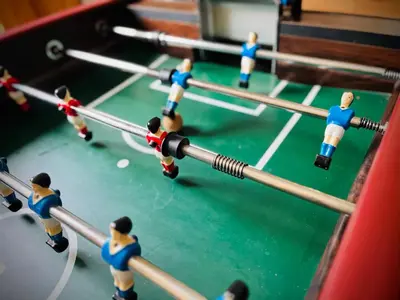 Salle de jeux dans l'établissement Domaine de la Chambaudière