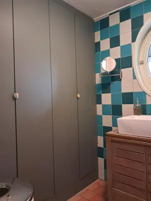 Salle de bains dans l'établissement Le Clos Chaillan