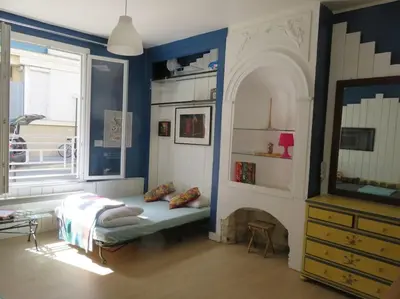 Un ou plusieurs lits dans un hébergement de l'établissement Studio (T1) quartier Cathédrale