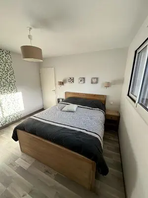 Un ou plusieurs lits dans un hébergement de l'établissement Chambres 24h du Mans
