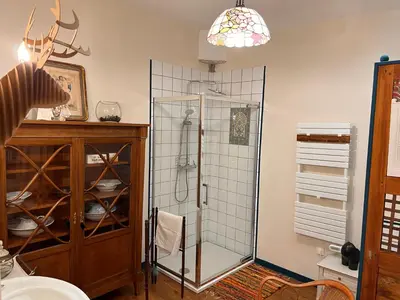 Salle de bains dans l'établissement les loges du chaudron