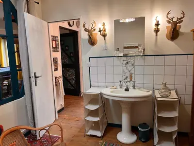 Salle de bains dans l'établissement les loges du chaudron