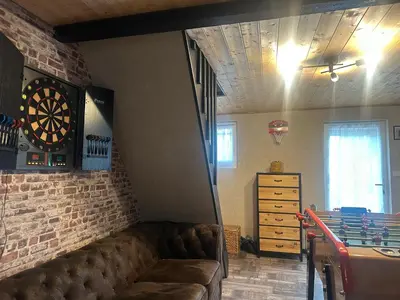 Coin salon dans l'établissement La Villa cocooning