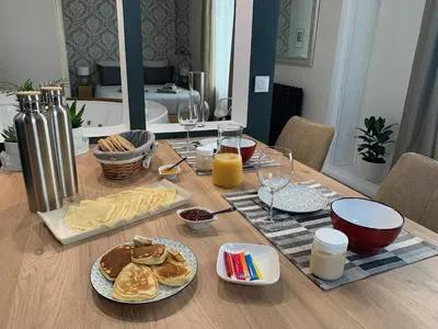 Nourriture dans le B&B/chambre d'hôtes ou à proximité