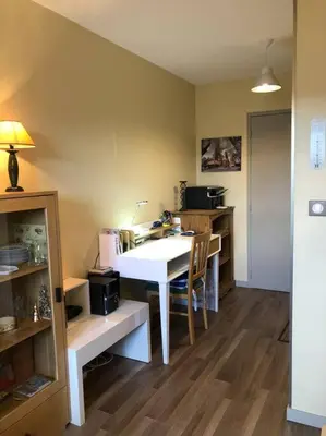 Cuisine ou kitchenette dans l'établissement Appartement plein centre Le Mans