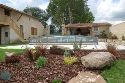 Jardin de l'établissement Domaine du haut vernay