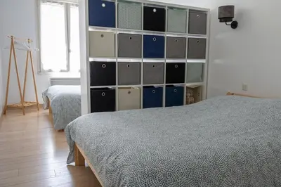 Un ou plusieurs lits dans un hébergement de l'établissement T4 - Charmant Appartement à Saint Aignan