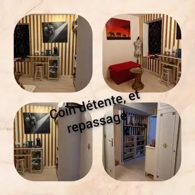 Cuisine ou kitchenette dans l'établissement Une Chouette Maison