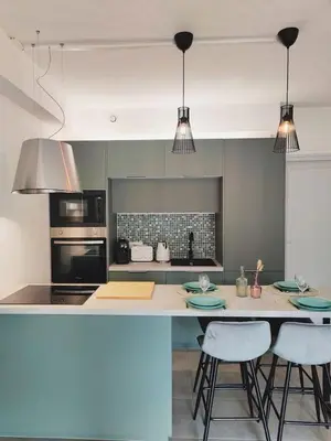 Cuisine ou kitchenette dans l'établissement Da Vinci - Charmant et Relax