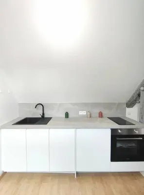 Cuisine ou kitchenette dans l'établissement Da Vinci - Studio Charmant