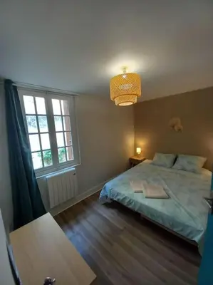 Un ou plusieurs lits dans un hébergement de l'établissement Le naturel d'Amboise