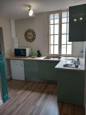 Cuisine ou kitchenette dans l'établissement Le naturel d'Amboise