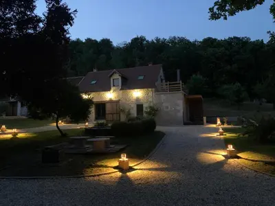 Jardin de l'établissement Gîte de la Forge, le Grenier