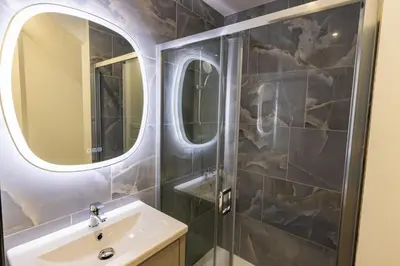 Salle de bains dans l'établissement L'Authentic