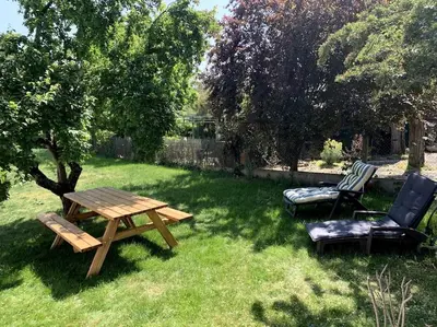 Jardin de l'établissement Maison d’hôtes accès piscine