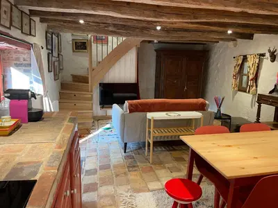 Coin salon dans l'établissement Le grand Moulin
