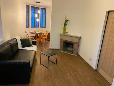Coin salon dans l'établissement Le Jasmin