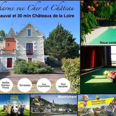 Demeure vue sur Cher/Château