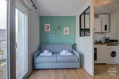 Cuisine ou kitchenette dans l'établissement Petit Sentier / Hôpital Trousseau