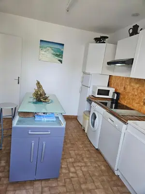 Cuisine ou kitchenette dans l'établissement Gite entre loire et cosson