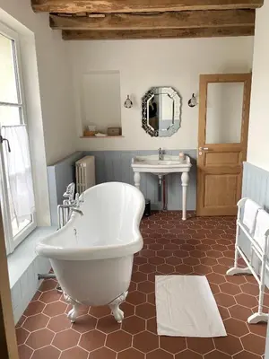 Salle de bains dans l'établissement Entre les branches