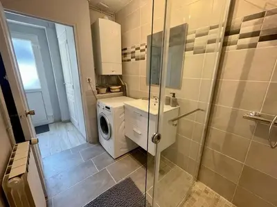 Salle de bains dans l'établissement Maison