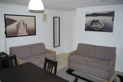 Coin salon dans l'établissement Au pied du donjon