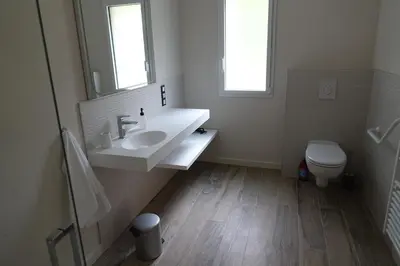 Salle de bains dans l'établissement La Villa des Lys