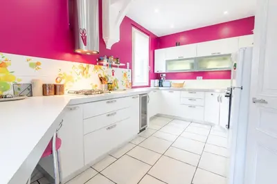 Cuisine ou kitchenette dans l'établissement Le Stalingrad - Saint-Pierre-des-Corps