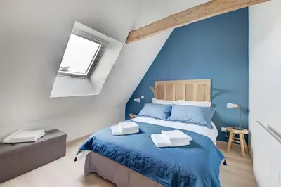Un ou plusieurs lits dans un hébergement de l'établissement Maison des Sources Touraine -SPA-
