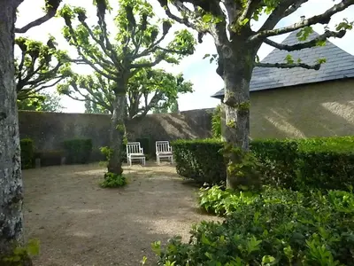 Jardin de l'établissement Gite du Manoir du Plessis- 3km de Villandry