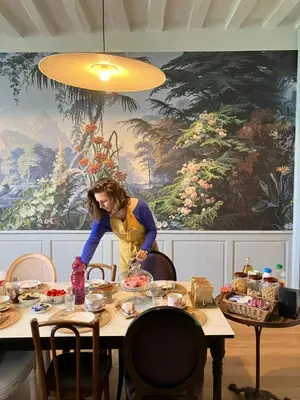 Clients de l'établissement Chambres d'hôtes La Massonnière avec grand jardin - idéal familles, groupes et séjour nature - Sarthe