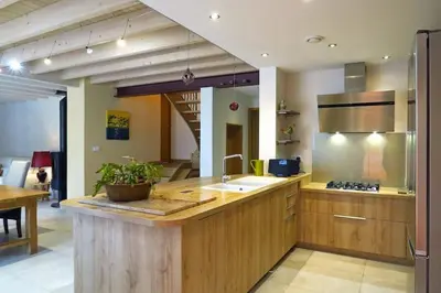 Cuisine ou kitchenette dans l'établissement Le Havre Rabelaisien