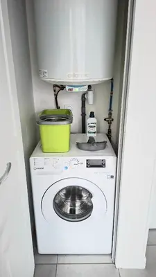 Cuisine ou kitchenette dans l'établissement Appartement Duplex Cosy avec place de parking privée