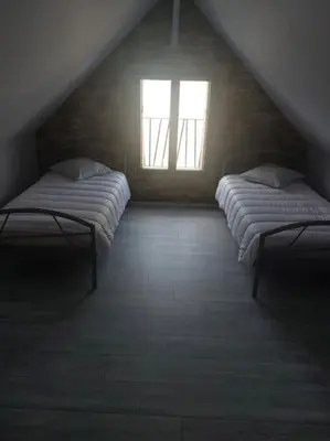Un ou plusieurs lits dans un hébergement de l'établissement gîte au cœur des châteaux