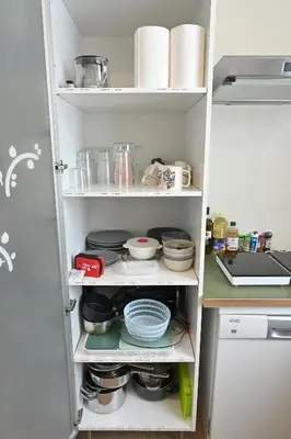 Cuisine ou kitchenette dans l'établissement Résidence Notre Dame