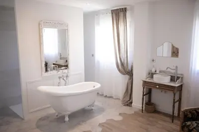 Salle de bains dans l'établissement Superbe appartement - L'escapade