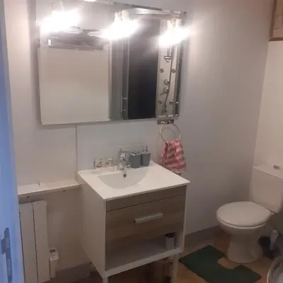 Salle de bains dans l'établissement Chez Mick